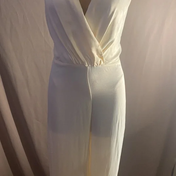Zara ivory jumpsuit size medium - Picture 7 of 11